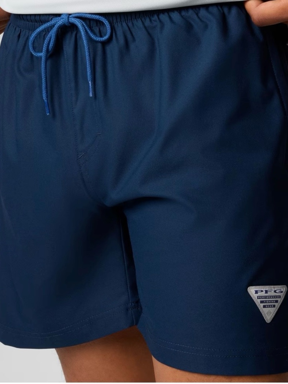 Columbia men’s PFG Navy Performance drawstring Shorts size 3X